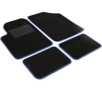 Start - Juego de Alfombrillas de Coche | 72x43 cm | Alfombra no tóxica, antiestática e inodora | PVC Antideslizante | Fondo de Goma reciclable, Azul, Alfombra de PVC