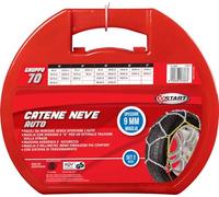 Start Juego de dos cadenas para nieve de 9 mm de grosor, grupo 70