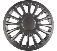 Start Juego de Fundas para Ruedas de Coche Monza de 13 Pulgadas, 4 Piezas, ABS Antracita