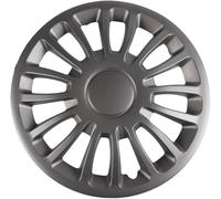 Start Juego de Fundas para Ruedas de Coche Monza de 14 Pulgadas, 4 Piezas, ABS Antracita