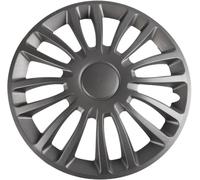 Start Juego de Fundas para Ruedas de Coche Monza de 16 Pulgadas, 4 Piezas, ABS Antracita