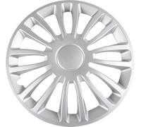Start Juego de Fundas para Ruedas de Coche Monza de 16 Pulgadas, 4 Piezas, ABS, Gris