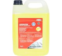 START Limpiacristales Profesional Lemon, Efecto desengrasante, -10 °C, 5 l | Líquido limpiaparabrisas automático para limpiaparabrisas | Elimina la Suciedad, los Insectos y los residuos |