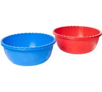 START Machiavelli Kit de ensaladeras multiusos redondas rojas y azules de 2 piezas. Cuenco con un diámetro de 26 cm y una altura de 12 cm. Ensaladera con una capacidad de 2,5 L