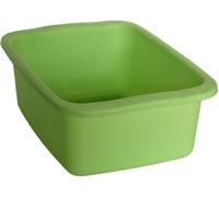 START Maquiavelli - Cuenco rectangular de color verde. Barreño de plástico de 10 l de capacidad. Cubeta multiusos de 42 x 31 x 15,5 cm