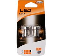Start Par de 4 bombillas LED R5W para luces de coche BA15S de 12 V, 5 W