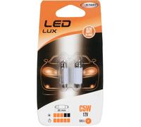 Start Par de 8 bombillas LED tipo torpedo C10W para luces de coche SV8.5 de 12 V, 10 W
