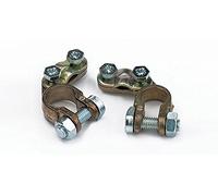 Start Par de abrazaderas universales de latón para baterías de coche