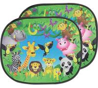 Start Par de Cortinas autolaterales con fijación electrostática «Stick it», Plegables, Que ahorran Espacio, protección Universal para niños