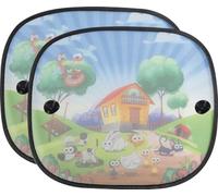 START Par de Cortinas Laterales Plegables Que ahorran Espacio con Ventosa, protección Universal para niños