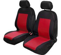 START Par de Fundas de Asiento Saturn en Color Negro/Rojo