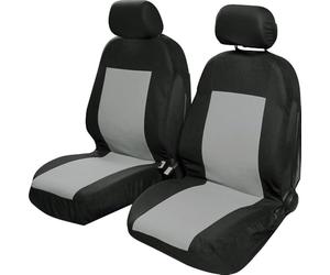 Start Par de Fundas universales para Asientos Delanteros Saturn, protección Negra/Gris