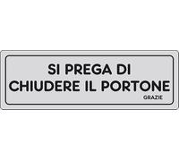 Start Pegatina «Por favor cierra la puerta gracias a la carcasa», 15 cm x 5 cm