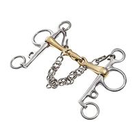 Start Pelham doble roto de níquel plateado - sólido y respetuoso con los caballos para un control preciso y más serenidad (12,5 cm)