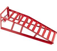 START - Rampa de Emergencia para Coches, Plataforma Elevadora, Capacidad de Carga 1t, Longitud 82.5cm, Ancho 31cm, Compatible con Varios Vehículos, Color Rojo, Material Metal