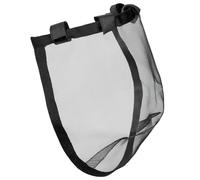 Start - Red nasal para caballos, transpirable, para fosas nasales, mosquitera de malla fina contra insectos para pastos, establos y equitación (negro, pony)