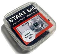 Start Set - Funda para Sony W810/830 (Incluye Mini trípode y Protector de Pantalla)