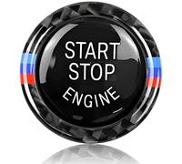 Start Stop Button Cover Auto Start Button Cover Auto Startknopf Motor Zündschalter Aufkleber Zubehör für BMW 3 5 X5 X6 Serie E90 E91 E92 E93 E60 E70 E71 Z4 E89 2009-2016
