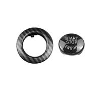 Start Stop Motor Interruptor Marco Cubierta de Aleación de Aluminio para BMW E90 E91 E92 E60, borde decorativo resistente a los arañazos para actualización de salpicadero, fácil montaje sin taladrar