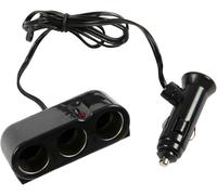 START Toma De Encendedor De 3 Vías Con Cable 12V 8A Longitud 100