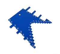 Startbuymore 2 en 1 de aleación de aluminio y medidor de medición de altura para carpinteros que utilizan para marcas de escala imperial y lecturas basadas en pulgadas