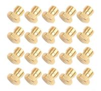 Startbuymore 20pcs LP Gas Para Burner Jet Boquillas Latón Para Grill Orificio Kit de Conversión M6 Rosca 0.75mm 0.5mm Orificio Tamaño