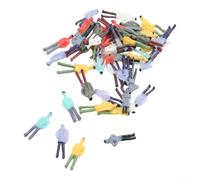 Startbuymore 50 unidades de modelos pintados a escala 1:75 para constructores de trenes, profesores de geografía, estudiantes de arquitectura y diseñadores de escenas