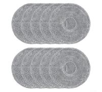 Startbuymore Almohadillas de repuesto para fregona Roborock para Saros 10R S9 MaxV Slim Z70, construcción de microfibra para resultados consistentes de fregona (paquete de 10)