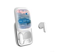 Startbuymore Auriculares inalámbricos de alta calidad con batería de larga duración, reducción de ruido Btv5.4 (plateado)