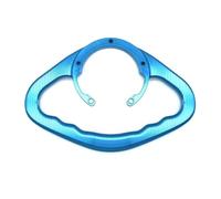 Startbuymore Barra de agarre para tanque de combustible de pasajeros de motocicleta para CFMOTO 2020 2024 Mango de asiento trasero CNC Aleación de aluminio para un agarre seguro (azul)