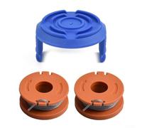 Startbuymore Bobina compatible con McGregor MET2523 y Gardenline CGT18KL2 + tapa de cubierta, línea resistente de 2 5 m, 1 5 mm para un rendimiento mejorado