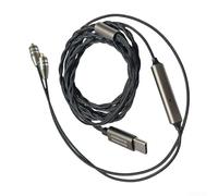 Startbuymore Cable de actualización MMCX tipo C de 3,5 mm con micrófono y chip CX31993, cable de repuesto de audio HiFi compatible con Shure SE215 SE846 UE900 para audiófilos y uso diario (tipo C)