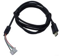 Startbuymore Cable de auriculares para ASUS para auriculares ROG S Gaming con chapado en oro tipo C y conector de audio de 3,5 mm para un rendimiento consistente