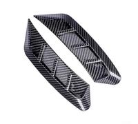 Startbuymore Calcomanías decorativas de PVC para luz de coche, fibra de carbono negra brillante, paquete de 2 unidades, fácil instalación, ajuste para protección de faros delanteros (fibra de carbono)