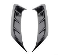 Startbuymore Calcomanías decorativas de PVC para luz de coche, fibra de carbono negro brillante, paquete de 2 unidades, fácil instalación, ajuste para protección de faros delanteros (B negro brillante