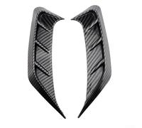 Startbuymore Calcomanías decorativas de PVC para luz de coche, fibra de carbono negro brillante, paquete de 2 unidades, fácil instalación, ajuste para protección de faros delanteros (fibra de carbono