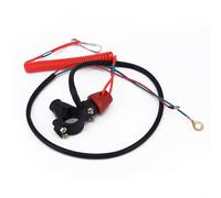 Startbuymore Cordón de sujeción para interruptor de parada de motor para ATV motocicleta scooter 70cc 110cc 125cc 1 con soporte de manillar de 7/8 pulgadas