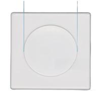 Startbuymore Cubierta de tubería de montaje en pared ABS para Split para aires acondicionados con estructura dividida modular y componente central reemplazable (Q)