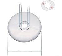 Startbuymore Cubierta de tubo de montaje en pared ABS para Split para aires acondicionados con estructura dividida modular y componente central reemplazable (H)