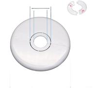 Startbuymore Cubierta de tubo de montaje en pared ABS para Split para aires acondicionados con estructura dividida modular y componente central reemplazable (I)