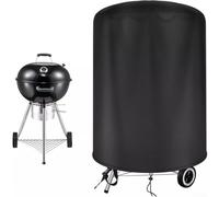 Startbuymore Cubierta protectora al aire libre para parrillas de barbacoa Weber Kettle con tela Oxford 210D con forro de PVC resistente a los rayos UV y sistema de correa segura (diámetro 77CM* 58CM)