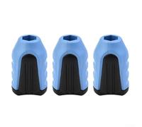 Startbuymore e trabajo mejorada 3pcs anillo magnético para destornillador Bit mejora el magnetismo de las puntas y ligero (azul)