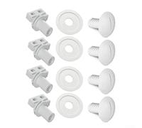 Startbuymore Eje de rueda trasera de repuesto eficiente y arandelas para limpiadores de piscina Polaris, C65 para modelos para 180, 280, EC65, ahorra dinero en reparaciones (4 juegos)