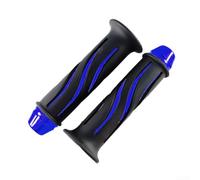 Startbuymore Empuñaduras de motocicleta de doble tono hechas de goma para un rendimiento fiable durante el uso agresivo fuera de carretera (azul)