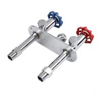 Startbuymore Espita de latón sin escarcha para agua fría y caliente al aire libre con camino de flujo interno de bloqueo de heladas y chapado en cromo (período corto de tiempo)