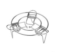 Startbuymore Estante telescópico el 16-24cm del vapor del acero inoxidable para la cacerola de la olla a presión del pote con el espacio debajo para la capacidad extendida del agua