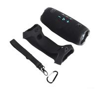 Startbuymore Funda protectora de silicona para altavoz JBL Charge 6, resistente a los arañazos, con cordón, recortes precisos, suave, antideslizante, para la superficie, fácil de limpiar, se adapta a