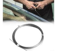 Startbuymore Herramienta del removedor de cristal del parabrisas de los 20M con la cuerda de alambre de acero para quitar la vinculación durante los trabajos de instalación de vidrio automotriz