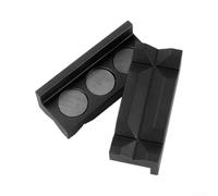 Startbuymore Insertos protectores de aluminio de la mandíbula de la prensa de 4 pulgadas para las colocaciones AN con la parte posterior magnética 4 pulgadas