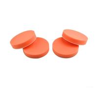 Startbuymore Juego de 4 esponjas planas de pulido para almohadillas de 125 mm para pulir y pulir automóviles en múltiples superficies, incluyendo cerámica y vidrio